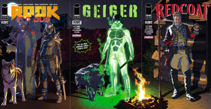 Rook Exodus #1, Geiger #1, Redcoat #1 Buy Me Toys & Comics Exclusive