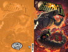 Load image into Gallery viewer, Teenage Mutant Ninja Turtles x Godzilla #1 Buy Me Toys & Comics Exclusive