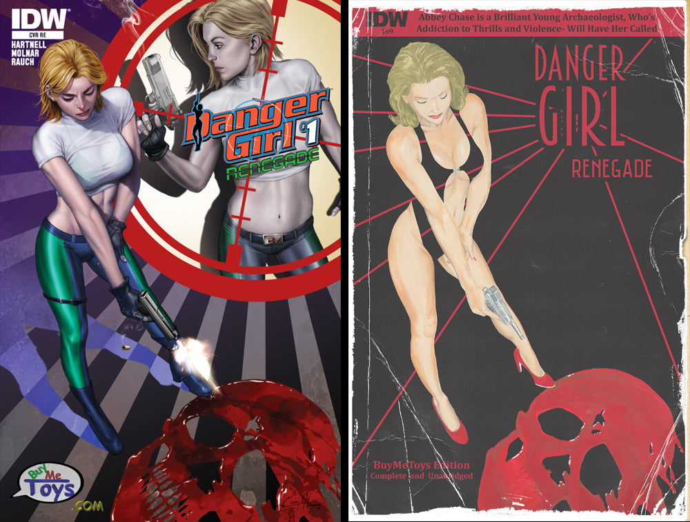 Danger Girl: Renegade #1 BuyMeToys.Com Exclusive Cover Set